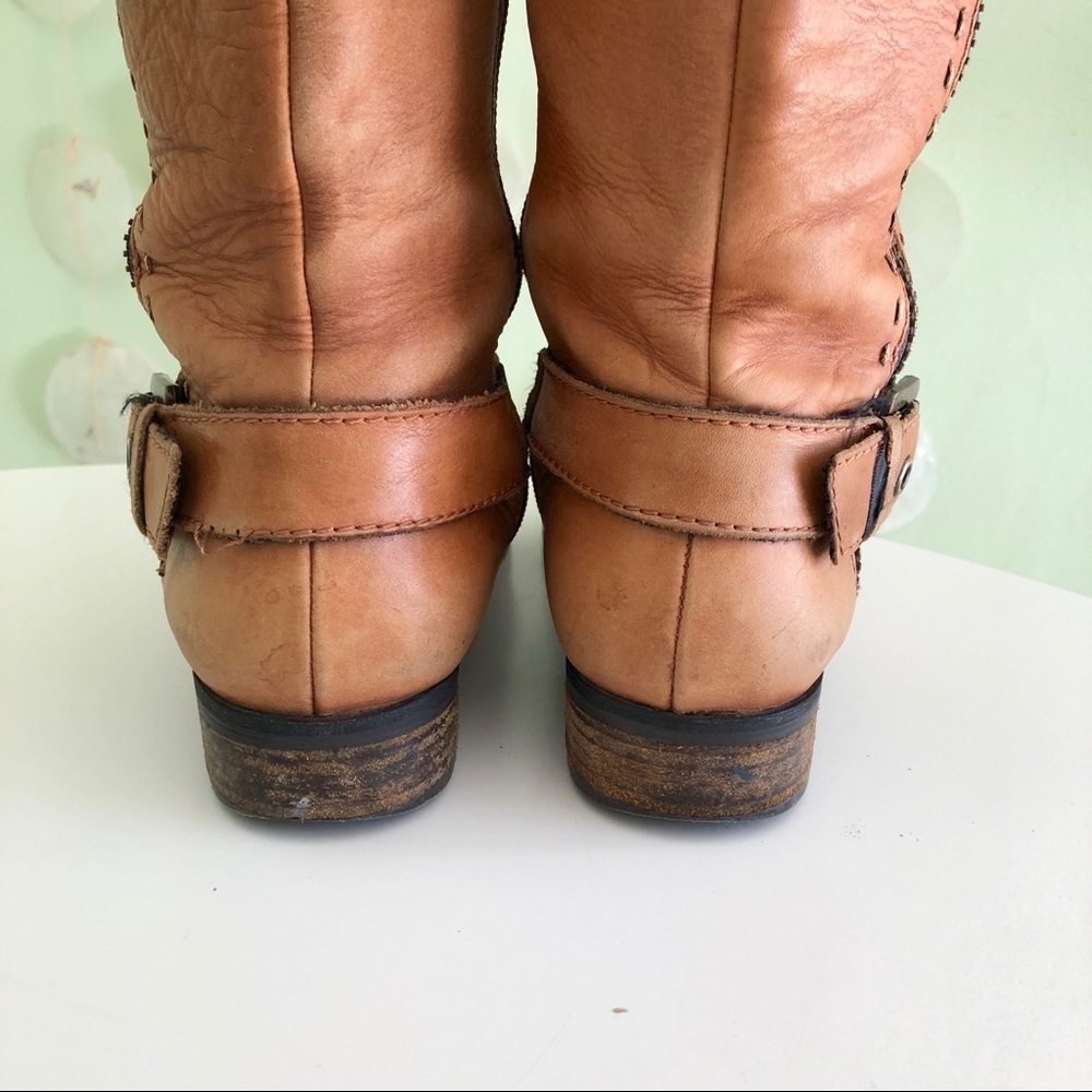 SOLD Steve Madden Sonnya Leather Riding Boots - Picture 6 of 8